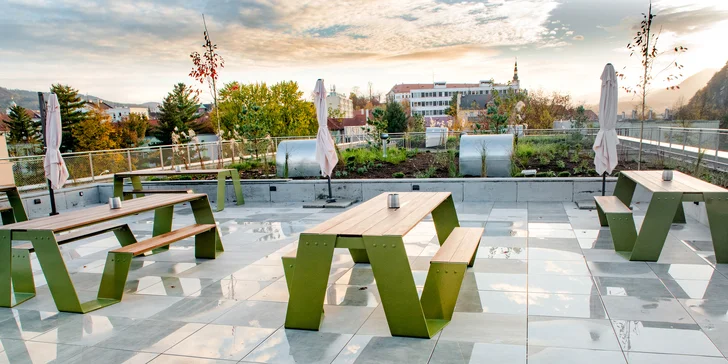 Moderní ubytování pro 2–4 osoby a poukaz do restaurace s unikátní gastronomií