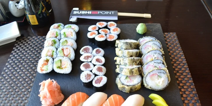Sushi pro 2 osoby v Sushi Point Black Label Dejvice