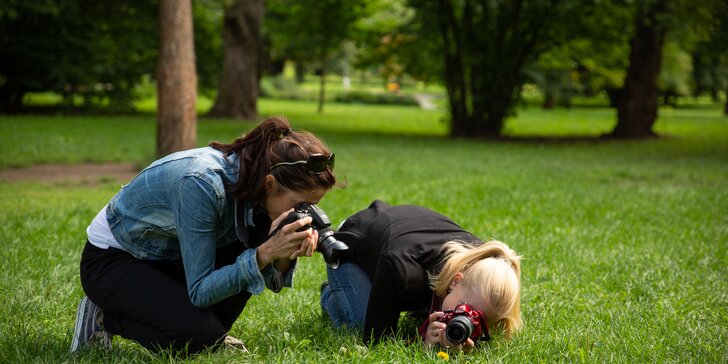 Foťte jako profík: základní nebo individuální kurz fotografování pro 1 osobu