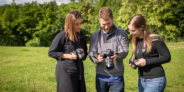 Foťte jako profík: základní nebo individuální kurz fotografování pro 1 osobu
