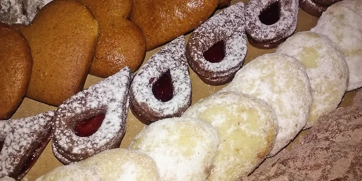 1–3 kg lahodného vánočního cukroví: 8 druhů, poctivé suroviny, možnost osobního vyzvednutí