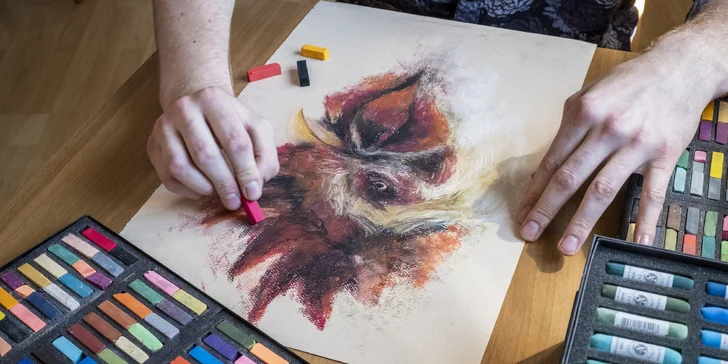 Balíček dvou online kurzů: Kreslení pravou mozkovou hemisférou a Pastelem snadno a krásně