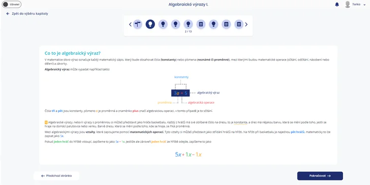 Online příprava na přijímačky z češtiny i matiky podle typologie Cermat