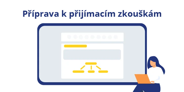 Online příprava na přijímačky z češtiny i matiky podle typologie Cermat