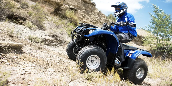 Zážitková off-road jízda na čtyřkolce v délce až 60 min.
