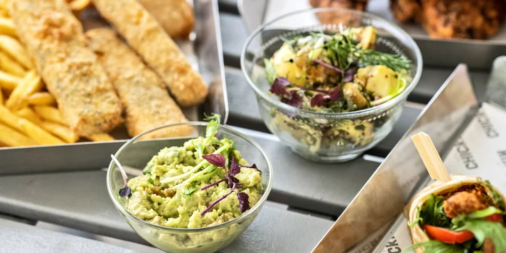 Voucher na 300–700 Kč do bistra Chickin: speciality z farmářských kuřat, přílohy i nápoje