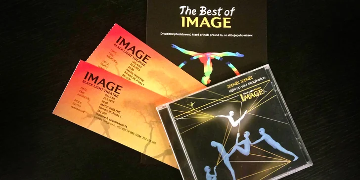 Dárkový balíček: 2 vstupenky na představení Divadla Image, program a CD
