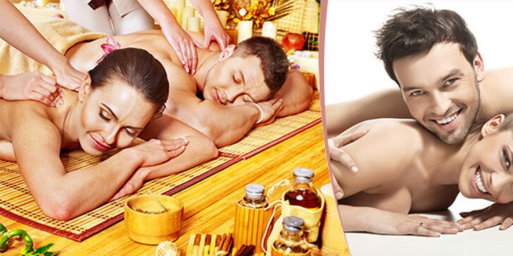 Thajská olejová masáž v délce 90 minut pro dva