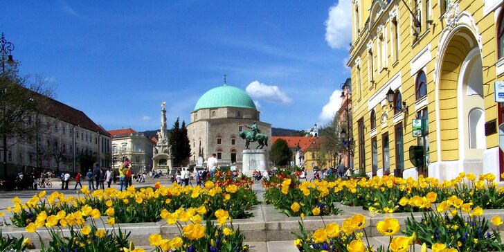 Na 2 dny do Maďarska: historické město Pécs a lázně Harkány, doprava busem a noc v hotelu se snídaní