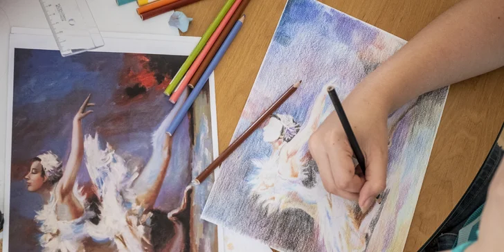 Online kurz Ptáček pastelkou moderně a od začátku: principy tvorby, 250 min. výkladu, neomezený přístup
