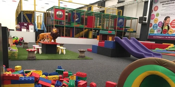 Hopsání ve dvou či s rodinou: celodenní vstup do arény s trampolínami, hradem a dalšími atrakcemi