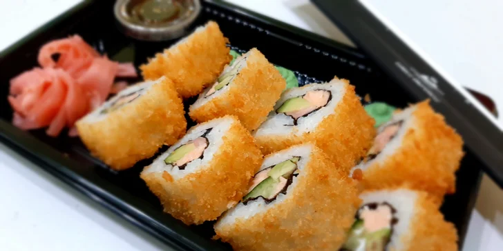 Dva vyladěné sushi sety kousek od centra Brna s možností odnosu s sebou