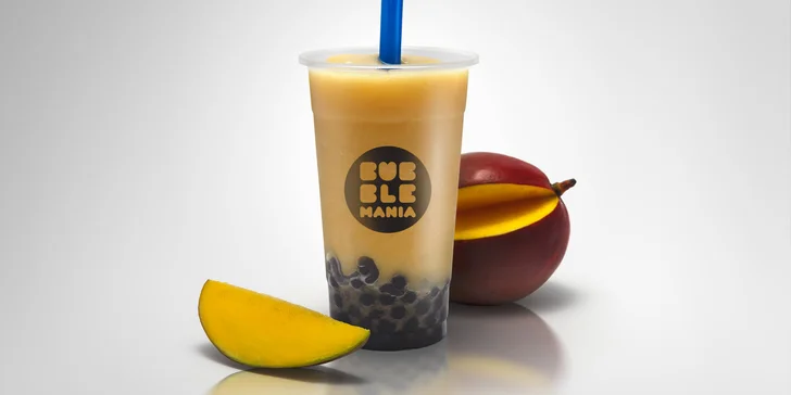 Velký bubble tea: studený či teplý, ovocný nebo mléčný, kuličky různých chutí