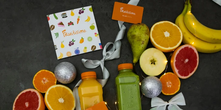 Dárková karta Fruitisimo v hodnotě 250 až 5000 Kč: platí na celý sortiment