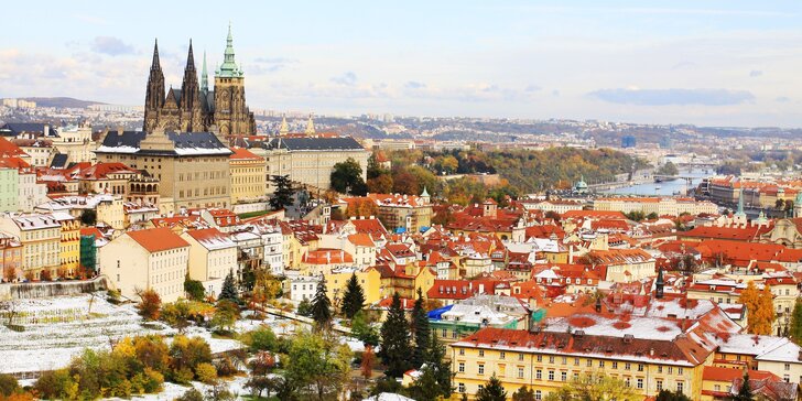 Na dovolenou do Prahy: luxusní ubytování ve všední dny u Staroměstského náměstí