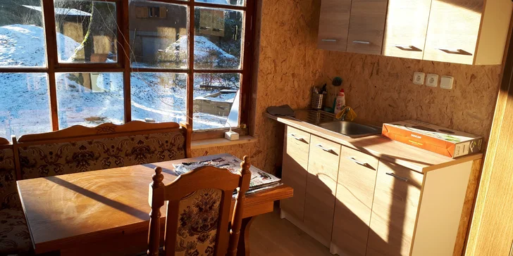 Apartmány a retro chaty u Českého Švýcarska: nocleh až pro 6 osob klidně na dva týdny