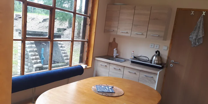 Apartmány a retro chaty u Českého Švýcarska: nocleh až pro 6 osob klidně na dva týdny
