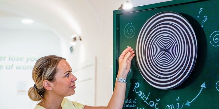Vstupenky do interaktivního Muzea Smyslů plného optických klamů a iluzí