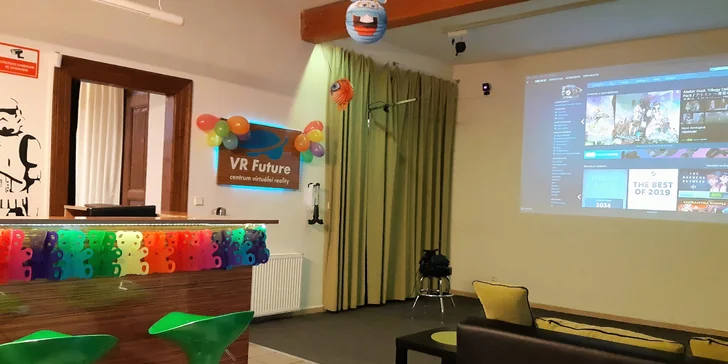 Hodina virtuální reality pro skupinu i jednotlivce: objevujte, pařte, bavte se