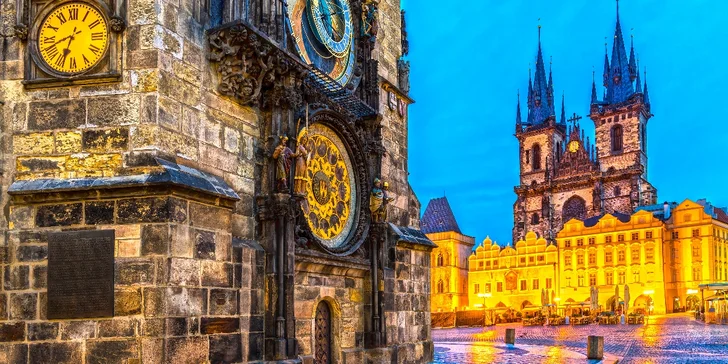 4* pobyt v Praze pro dva na jedinou noc i celý týden: snídaně a možnost wellness