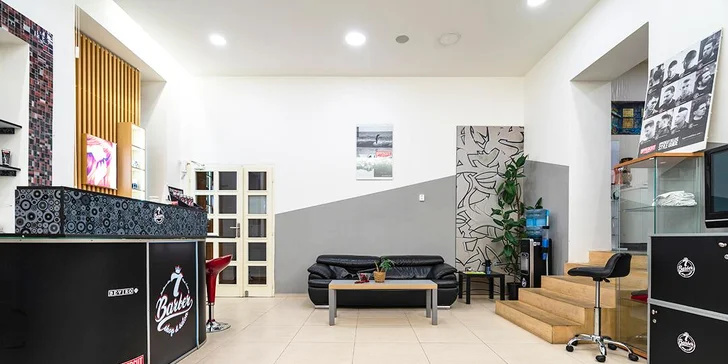 Barber & Salon 7: balíčky s holením, kosmetikou, střihem i dalšími procedurami pro pány
