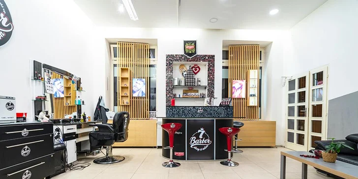 Barber & Salon 7: balíčky s holením, kosmetikou, střihem i dalšími procedurami pro pány