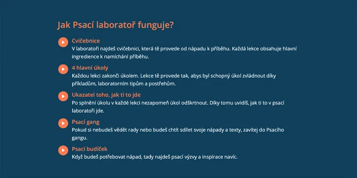 Online kurz kreativního psaní pro děti od 9 do 14 let
