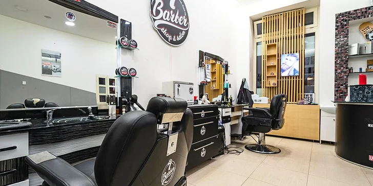Barber & Salon 7: balíčky s holením, kosmetikou, střihem i dalšími procedurami pro pány
