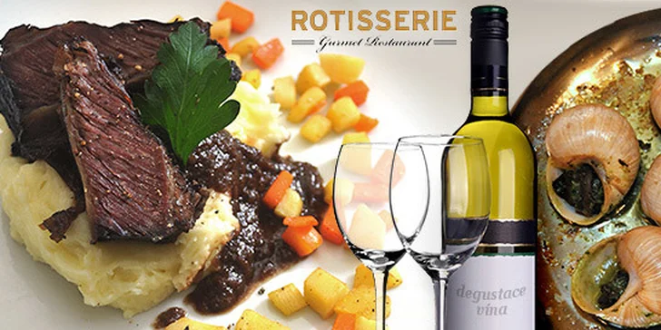 Luxusní 5chodová večeře s degustací vína