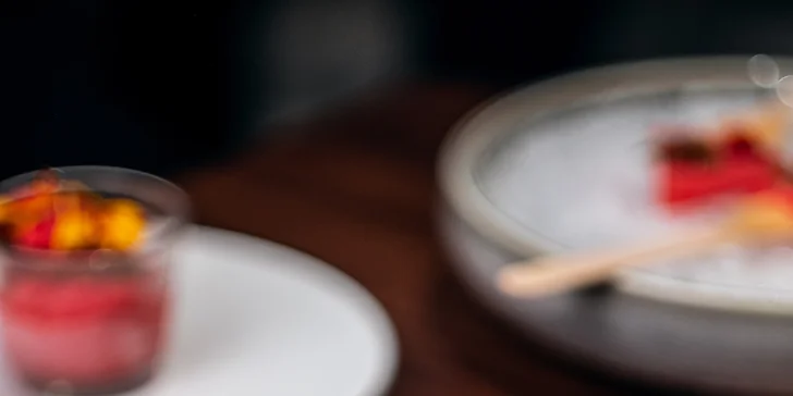5chodové degustační menu pro dva v restauraci The Artisan. Nedělní odpoledne s českými lahůdkami