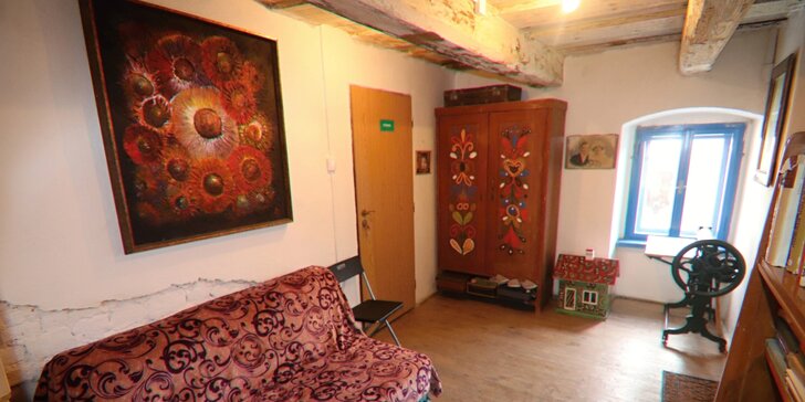Ubytování v originálním mlýnském apartmánu pro milovníky kumštu