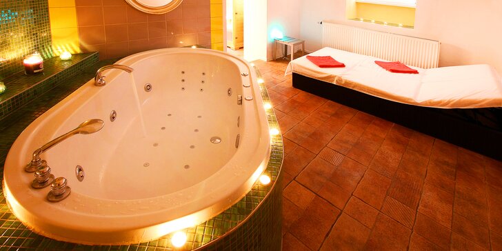 Privátní wellness pro dva v centru Ostravy: sauna i hydromasážní vana