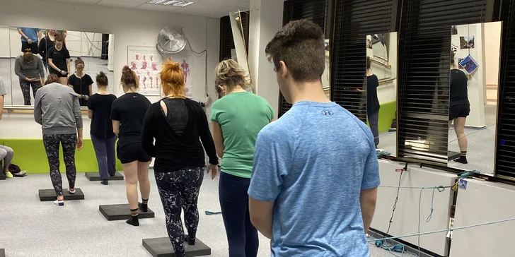 90 min fyzioterapie nebo 60 min individuálního cvičení stabilizace páteře pro 1 osobu