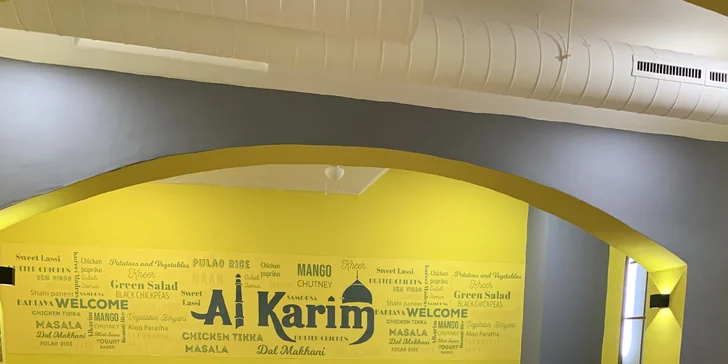 500 g jakéhokoliv jídla z bufetu v indickém bistru Al Karim