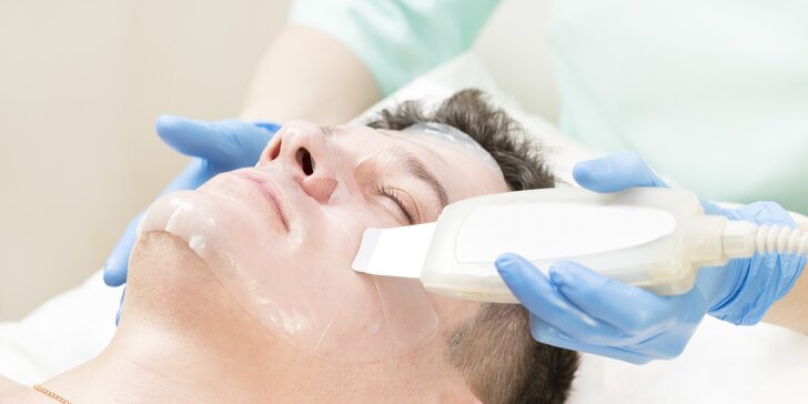 Kosmetické ošetření pro dámy i pány včetně ultrazvukové špachtle a masáže