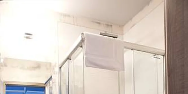 V koupelně najdete moderní vybavení včetně sprchového koutu.