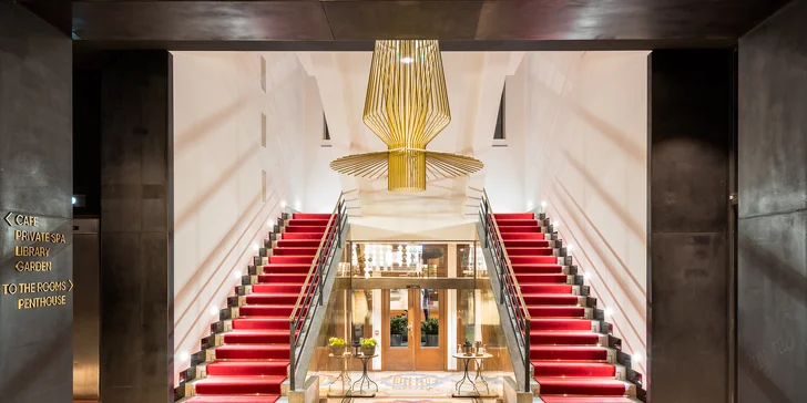 Ve dvou jako ve snu: pobyt v designovém hotelu na Novém Městě se snídaní i privátním wellness