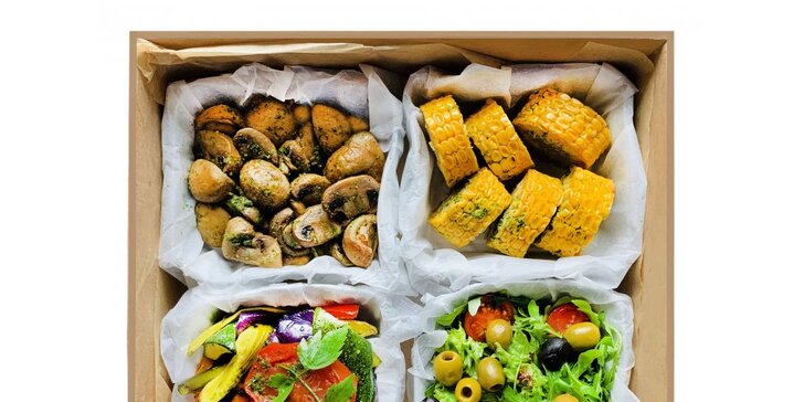Otevřené vouchery na iBoxíky s hotovými dobrotami: mini burgery, sushi, tortilly i zákusky a zdravá jídla