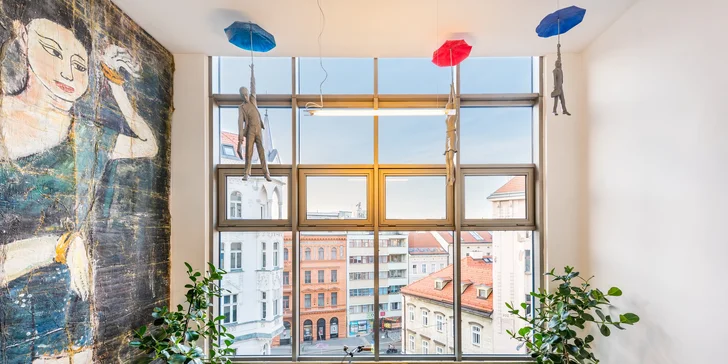 Ve dvou jako ve snu: pobyt v designovém hotelu na Novém Městě se snídaní i privátním wellness