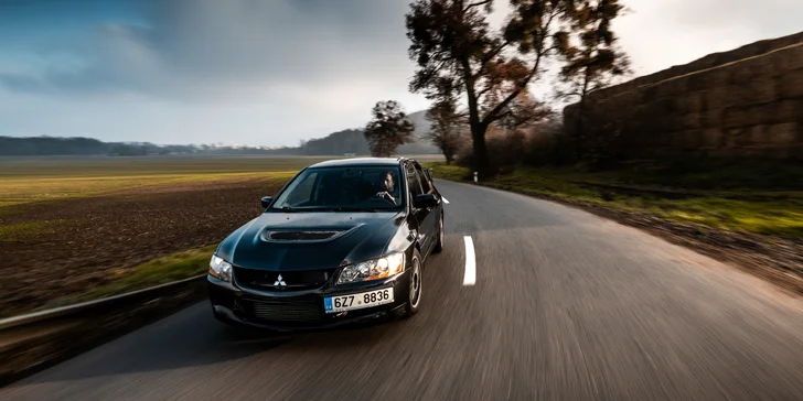 Rally jízda v Mitsubishi Lancer EVO IX: 15–60 min. řízení či spolujízdy