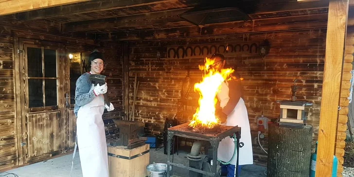 Zážitkový pobyt na ranči v Beskydech s celodenním kurzem kování a výrobou vlastního nože