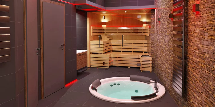 Pobyt v centru Děčína až pro 5 osob: snídaně a wellness