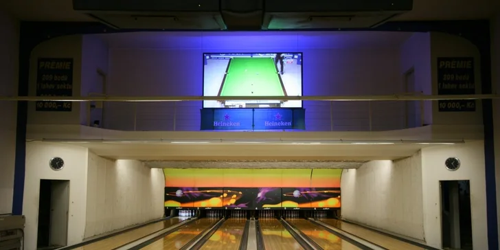 Hodina bowlingu + pivo v Bowle&Bowling