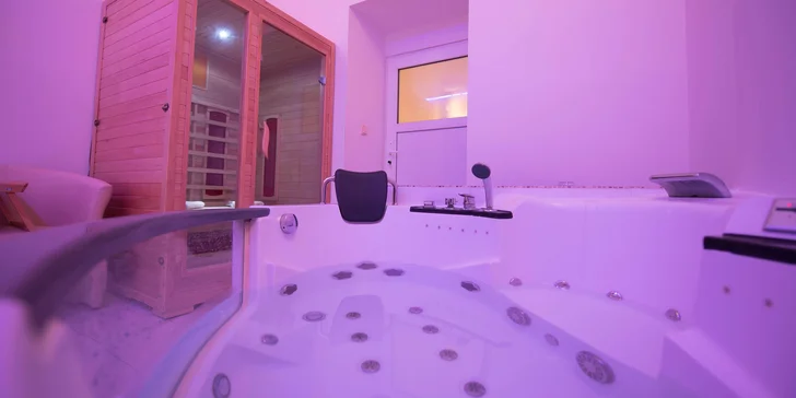 Soukromý vstup do wellness zóny dle výběru na 60–180 minut pro 2 osoby