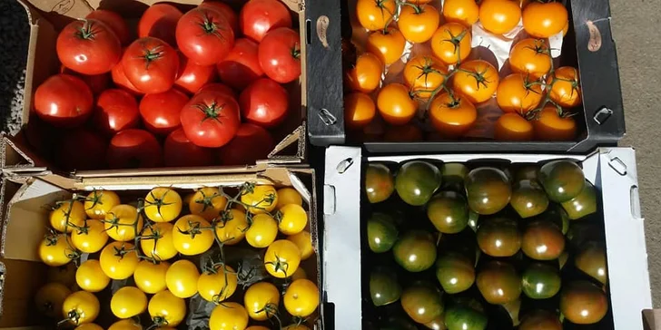 Bedýnky plné ovoce a zeleniny: 5–7 nebo 10–13 kg, osobní odběr i rozvoz