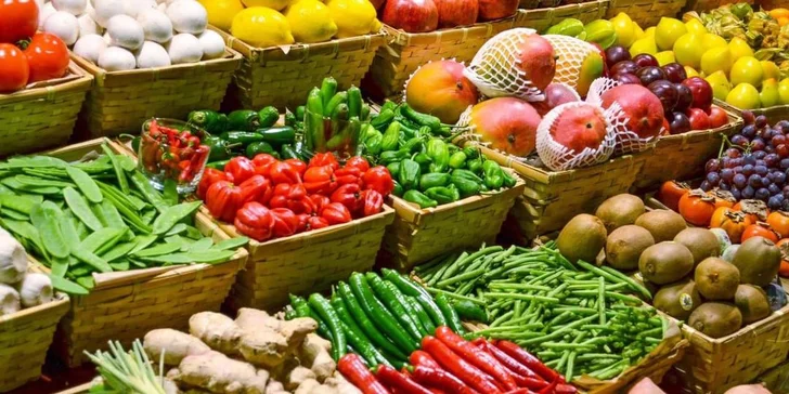 Bedýnky plné ovoce a zeleniny: 5–7 nebo 10–13 kg, osobní odběr i rozvoz