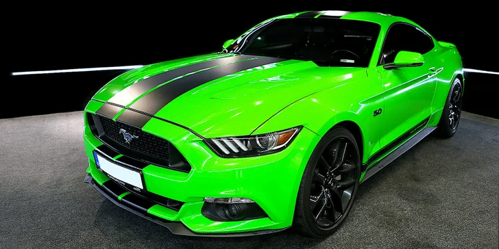 Splněný sen každého kluka: pronájem Fordu Mustang 5.0 na 24 hod. i celý víkend