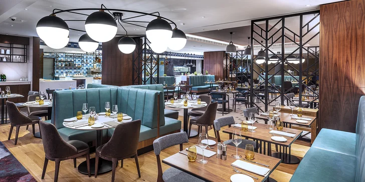 5chodové degustační menu pro dva v restauraci The Artisan. Nedělní odpoledne s českými lahůdkami