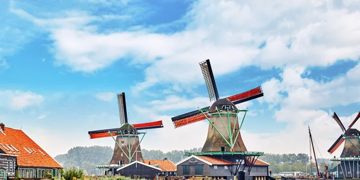 Keukenhof, Zaanse Schans, Amsterdam na 1 noc vč. snídaně