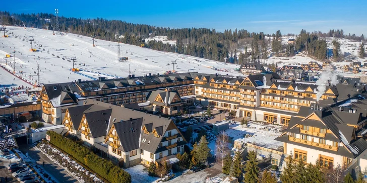 Relax v rodinném hotelu v polských Tatrách: polopenze, termální bazény, wellness i zábava pro děti